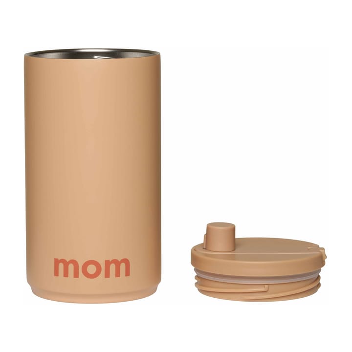 Design Letters travel mug 35 cl, Mom-beige Design Letters