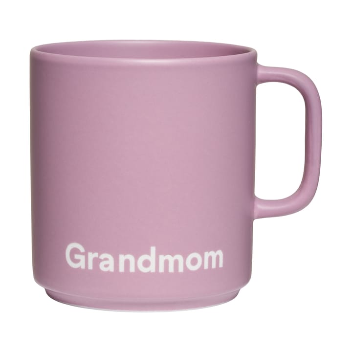 Design Letters VIP favourite cup with handle 25 cl - Grandmom-lavender - Design Letters