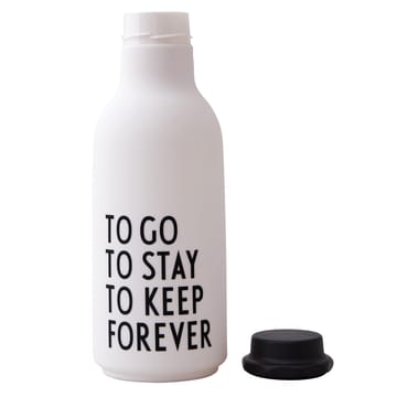 TO GO drinking bottle Special Edition - white - Design Letters