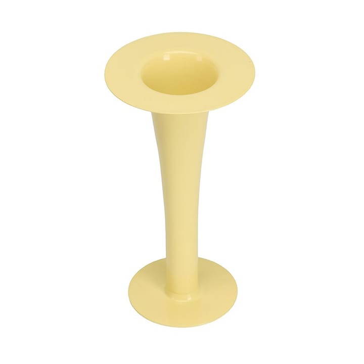 Trumpet 2-in-1 vase and candle holder 24 cm, Yellow Design Letters