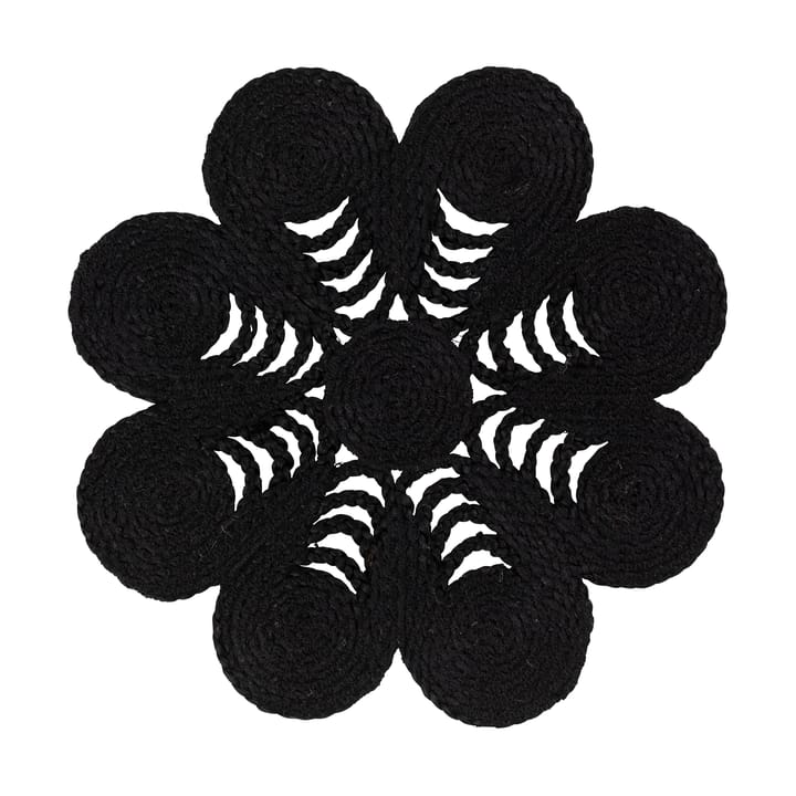 Elin placemat anemone Ø40 cm, Black Dixie