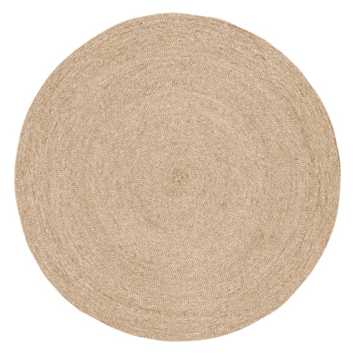 Ella rug  Ø125 cm, White-nature Dixie