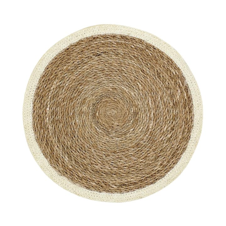 Emil round placemat, nature-white Dixie