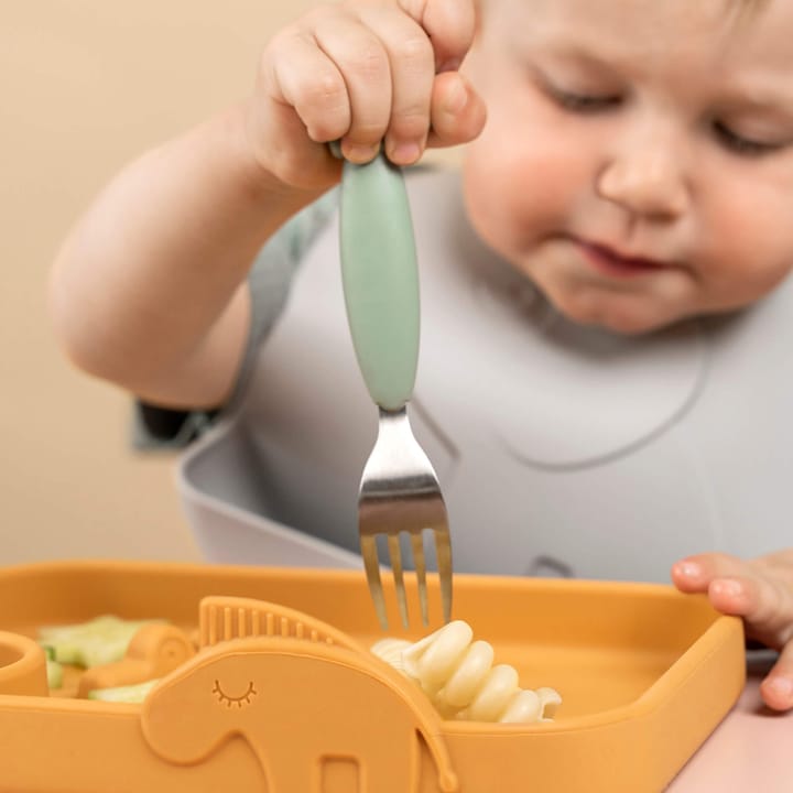 Deer Friends Easy-grip cutlery set 3 pieces, Green Done by deer