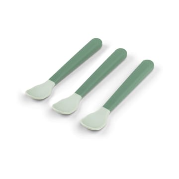 Easy-grip foodie spoon 3-pack - Green - Done by deer