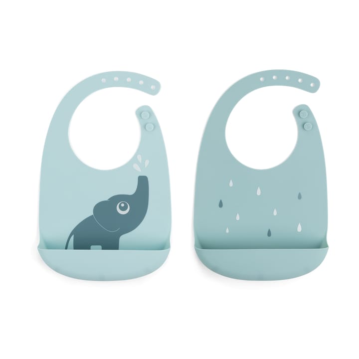 Elphee Bib 2-Pack, Blue Done by deer