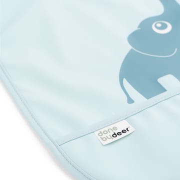 Elphee bib with velcro 2-pack - Blue - Done by deer