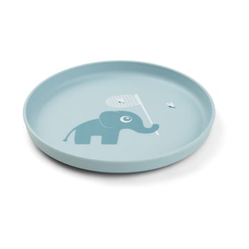 Elphee foodie children's plate Ø20 cm - Blue - Done by deer