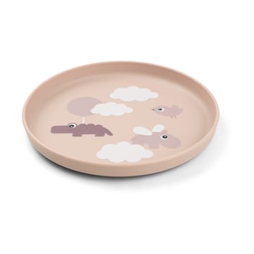 Happy Clouds foodie children's plate Ø20 cm - Powder - Done by deer