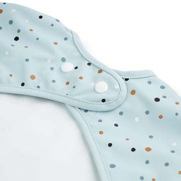 Happy Dots bib with sleeves - Blue - Done by deer