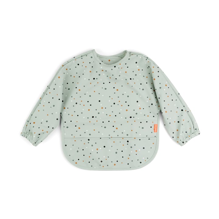 Happy Dots bib with sleeves - Green - Done by deer