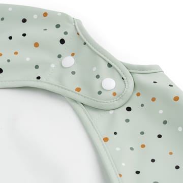 Happy Dots bib with sleeves - Green - Done by deer