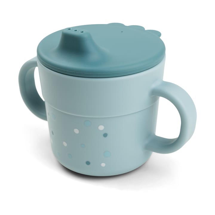 Happy Dots foodie sippy cup 21.5 cl - Blue - Done by deer