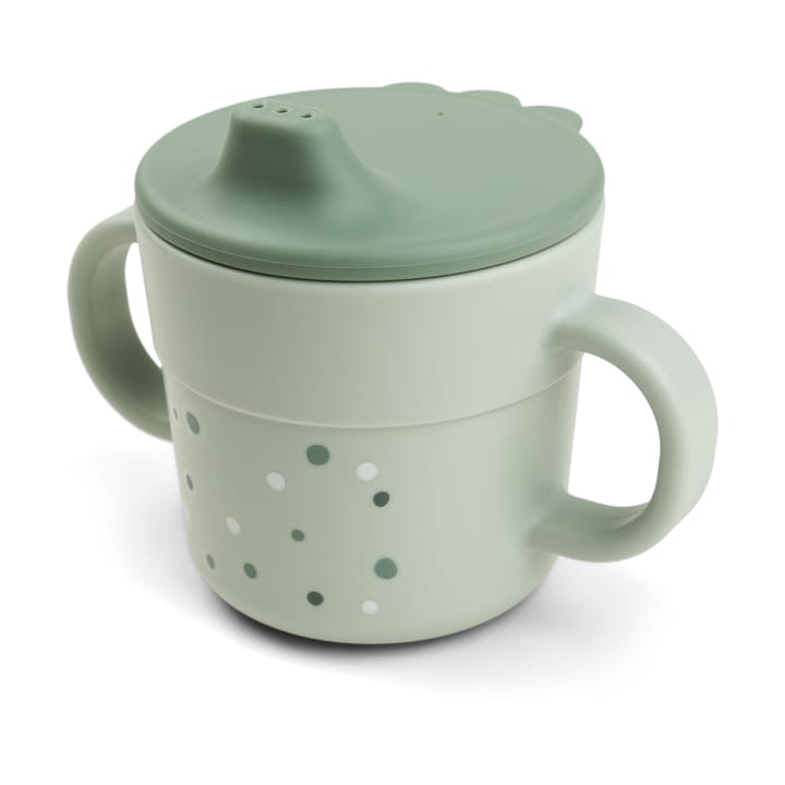 Happy Dots foodie sippy cup 21.5 cl - Green - Done by deer