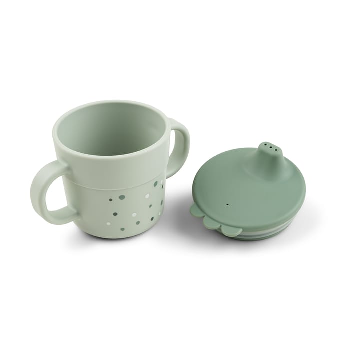 Happy Dots foodie sippy cup 21.5 cl, Green Done by deer