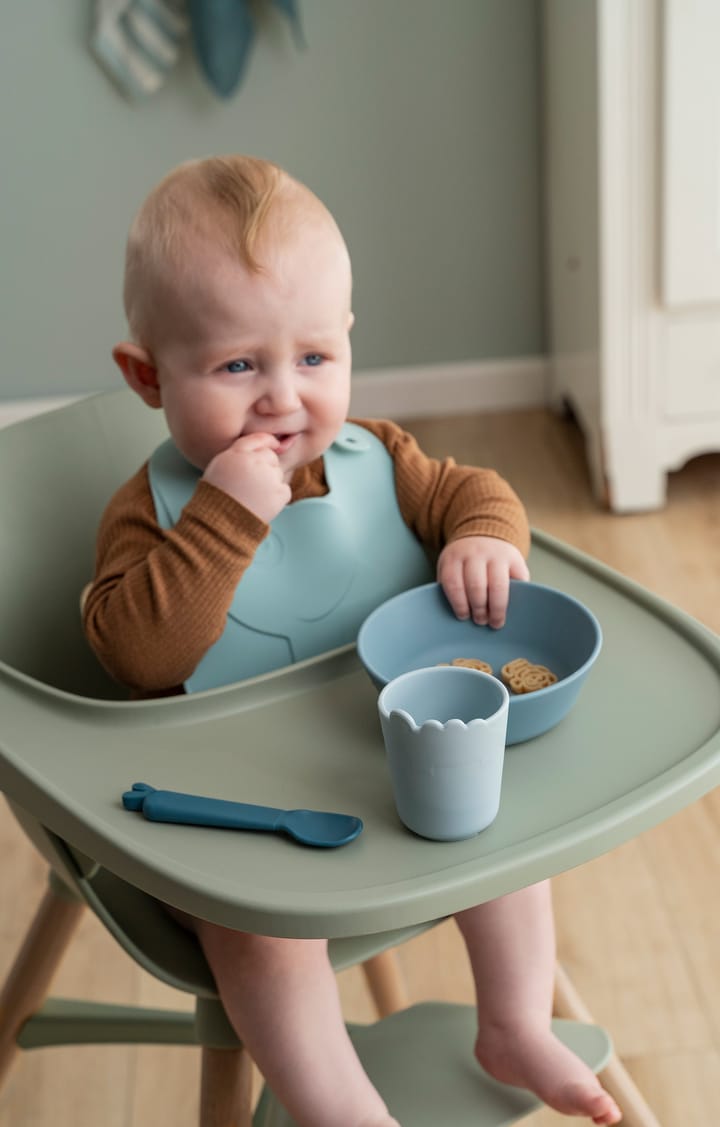 Kiddish first meal dinnerware set 3 parts, Blue Done by deer