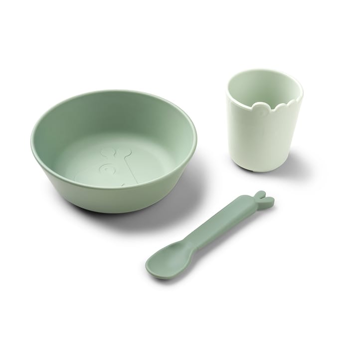 Kiddish first meal dinnerware set 3 parts - Green - Done by deer