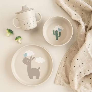 Lalee Foodie Children's Dish Set 3 Pieces - Sand - Done by deer