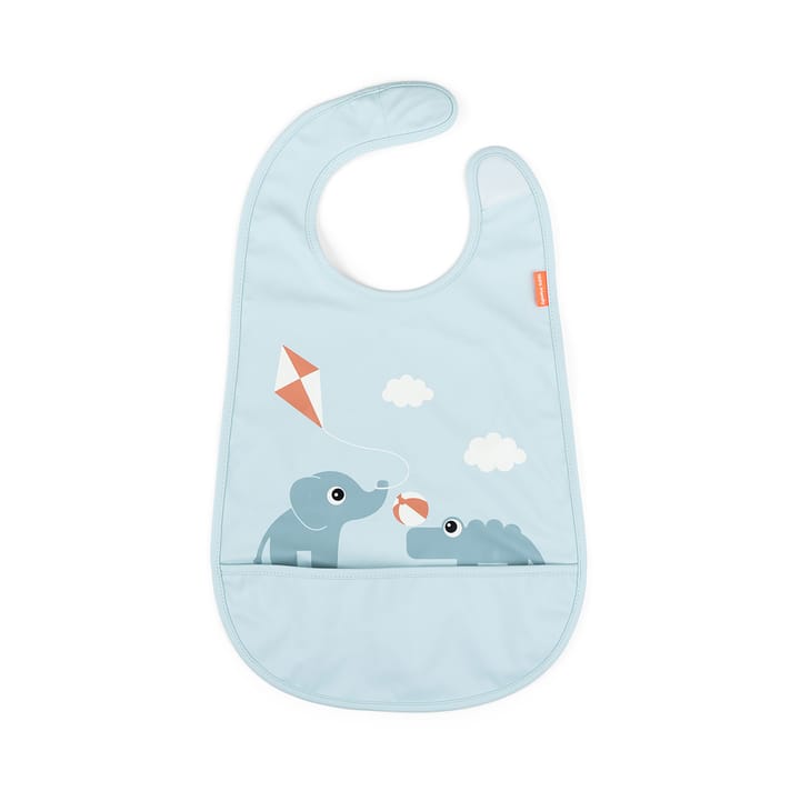 Playground bib with velcro, Blue Done by deer