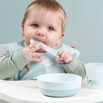 Playground bib with velcro - Blue - Done by deer