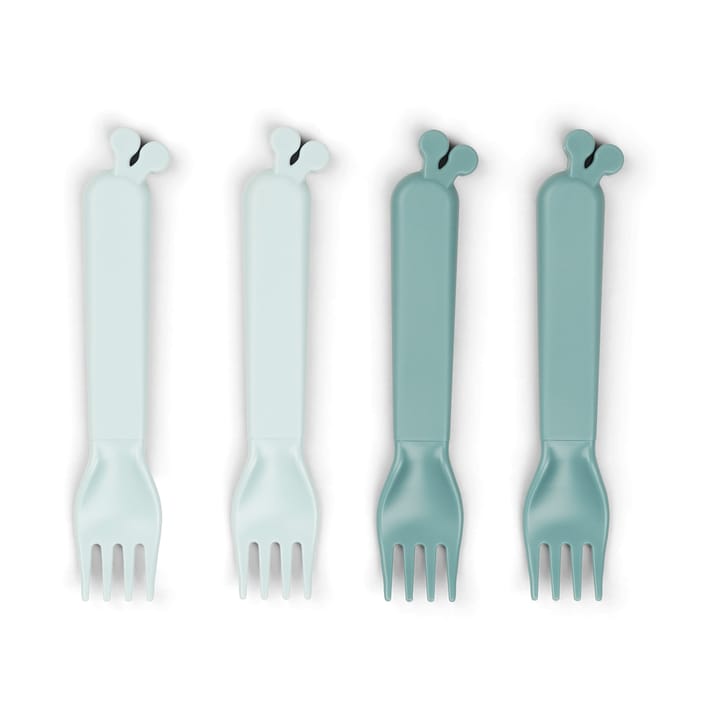 Raffi kiddish fork 4-pack - Blue - Done by deer