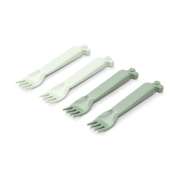 Raffi kiddish fork 4-pack - Green - Done by deer