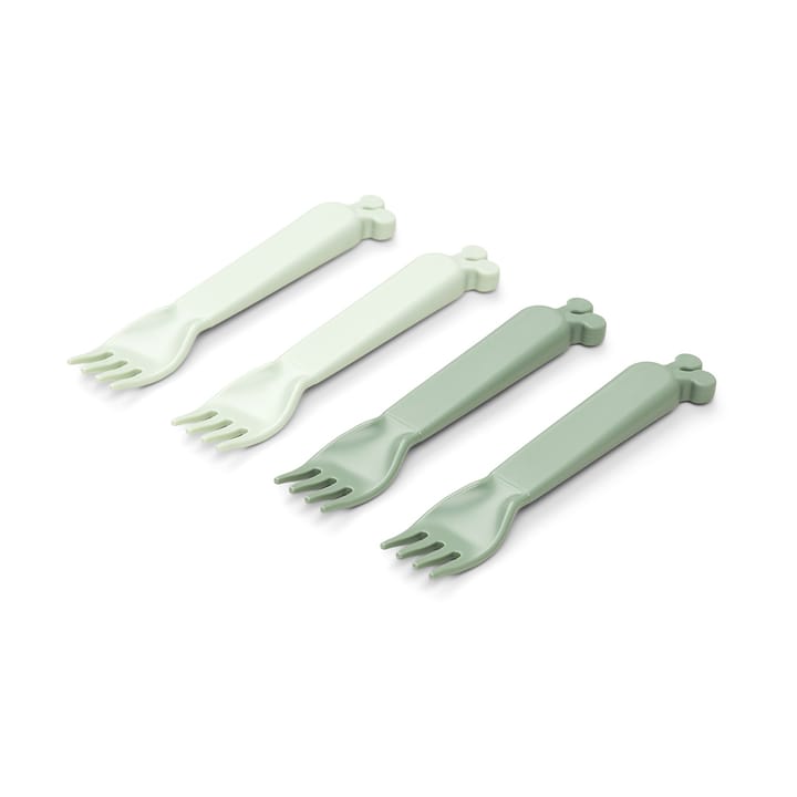 Raffi kiddish fork 4-pack, Green Done by deer