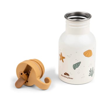 Sea friends stainless steel bottle 35 cl - Beige - Done by deer