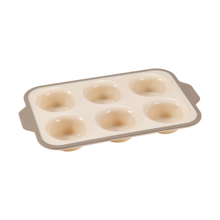 Cookie muffin tin, 6 cups, Beige Dorre