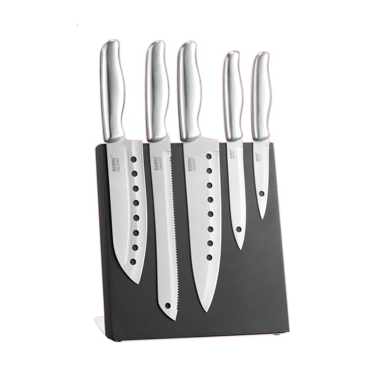 Hugo knife holder 20x23 cm, Black Dorre