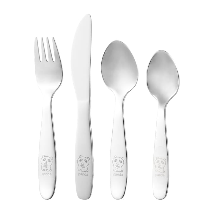 Panda children's cutlery, 4 pieces Dorre