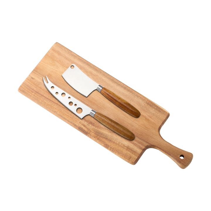 Sany serving board with cheese knives, Nature Dorre