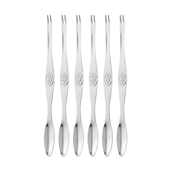 Skai seafood fork 6-pack, Silver Dorre