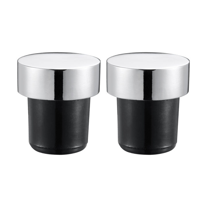 Valli wine stopper 2-pack 3 cm - Chrome - Dorre