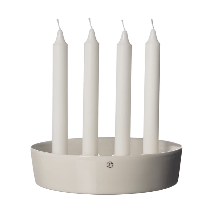 Ernst advent bowl candle holder Ø18 cm - Glazed white - ERNST