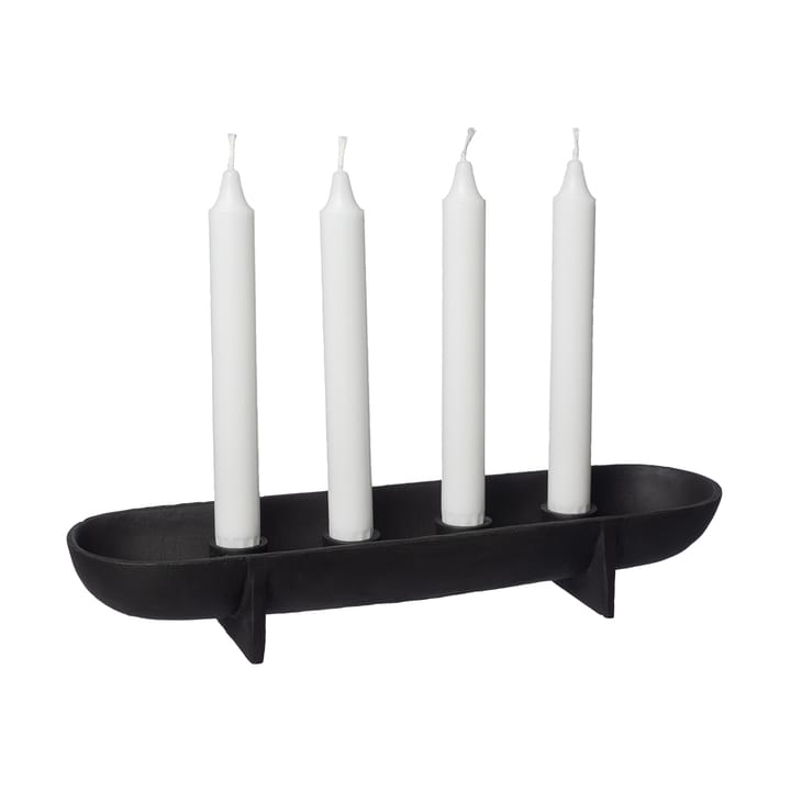 Ernst advent candle holder for 4 candles - Black - ERNST