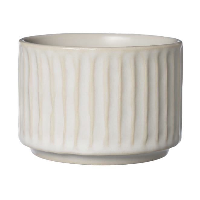 Ernst bowl ribbed Ø7.5 cm, Natural white ERNST