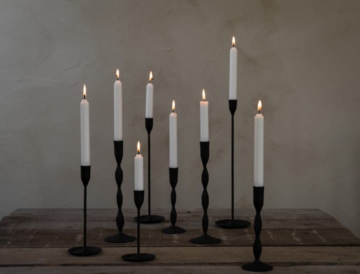 Ernst candle holder black metal, 18 cm ERNST