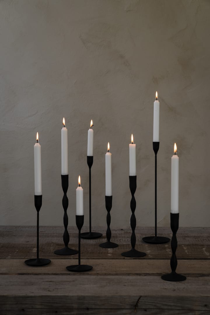 Ernst candle holder black metal, 18 cm ERNST