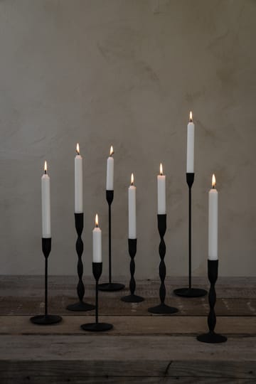 Ernst candle holder black metal - 24.5 cm - ERNST