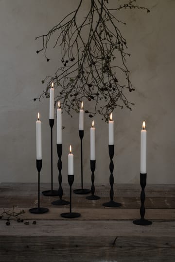 Ernst candle holder black metal - 24.5 cm - ERNST