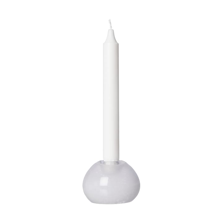 Ernst candle holder glass Ø7.5 cm, White ERNST