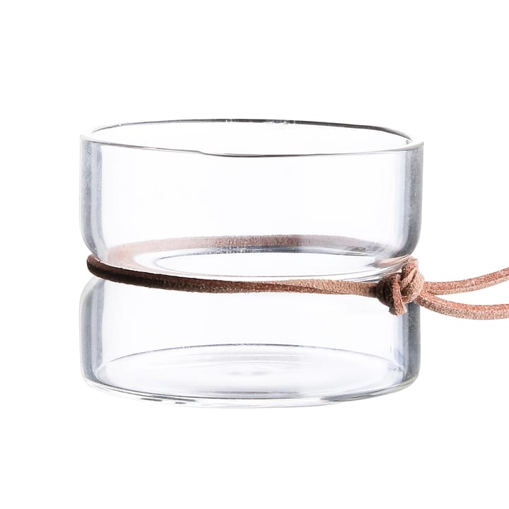 Ernst candle holder H6cm Ø6cm - clear - ERNST