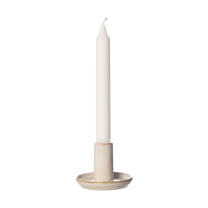 Ernst candle holder natural white, Ø9x6 cm ERNST