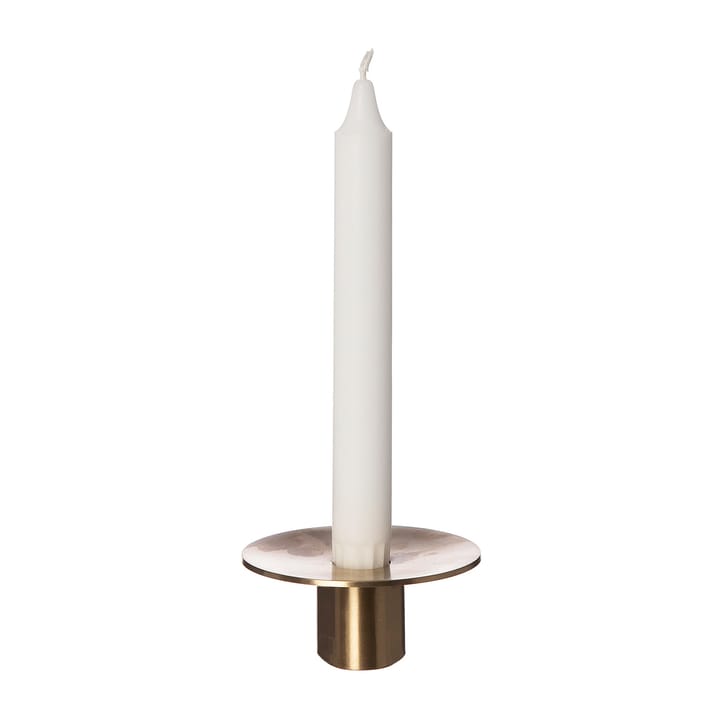 Ernst candle sticks brushed brass Ø9.2 cm, 4 cm ERNST