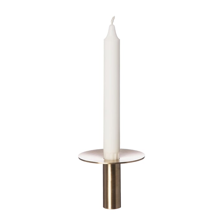 Ernst candle sticks brushed brass Ø9.2 cm - 7 cm - ERNST