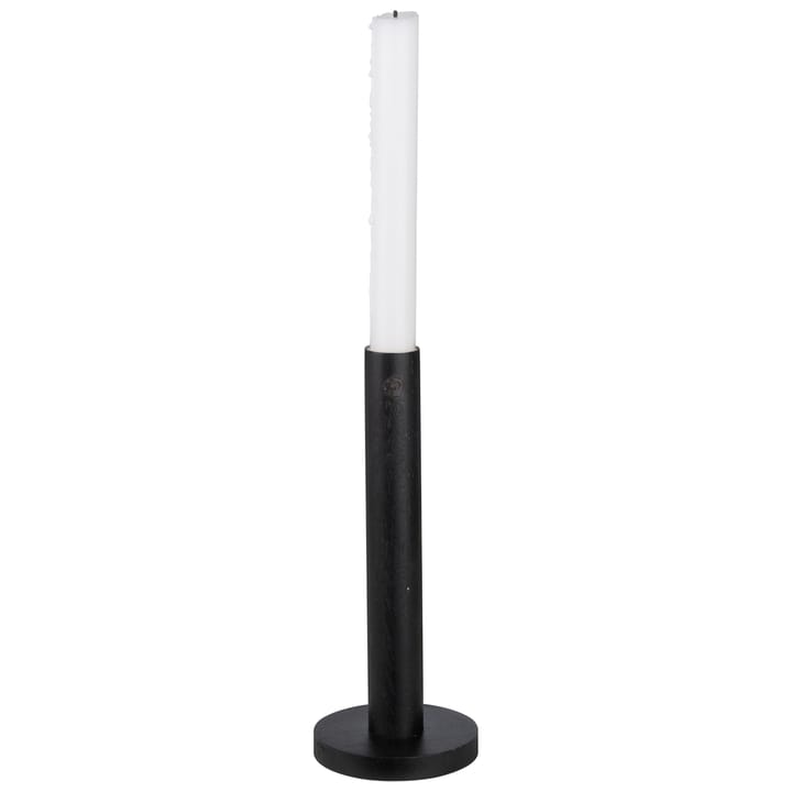 Ernst candle sticks wood black, 20 cm ERNST