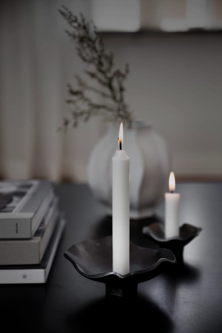 Ernst candlestick black aluminum, Ø14 cm ERNST