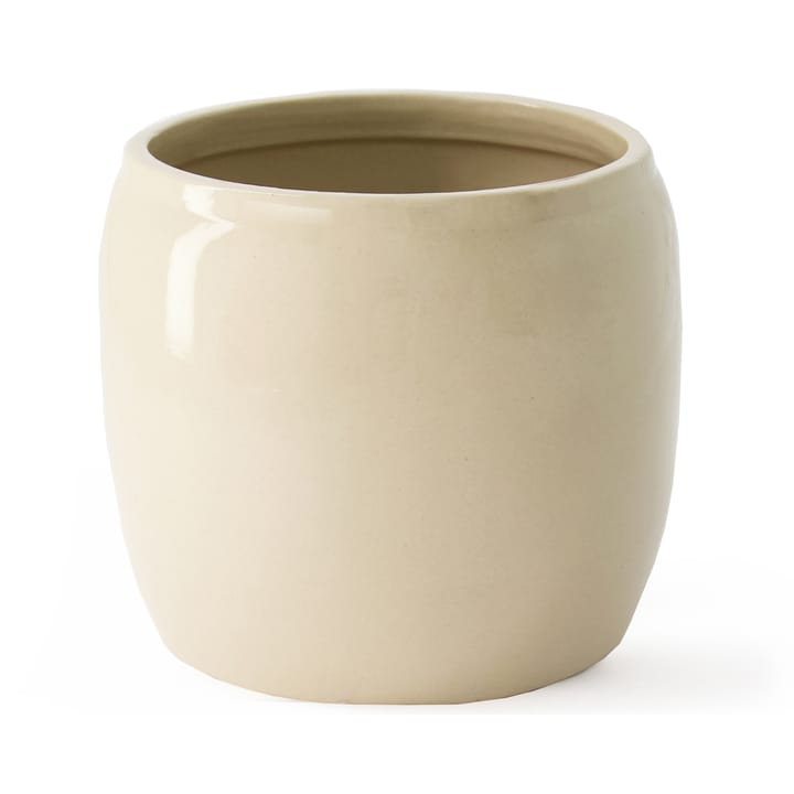 Ernst glazed flower pot Ø19.5 cm, Beige ERNST