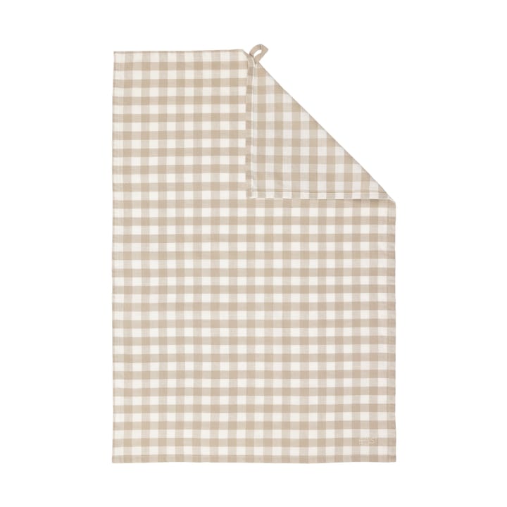 Ernst kitchen towel checkered 47x70 cm, Beige-white ERNST